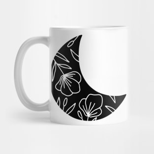 Negative Space Moon Mug